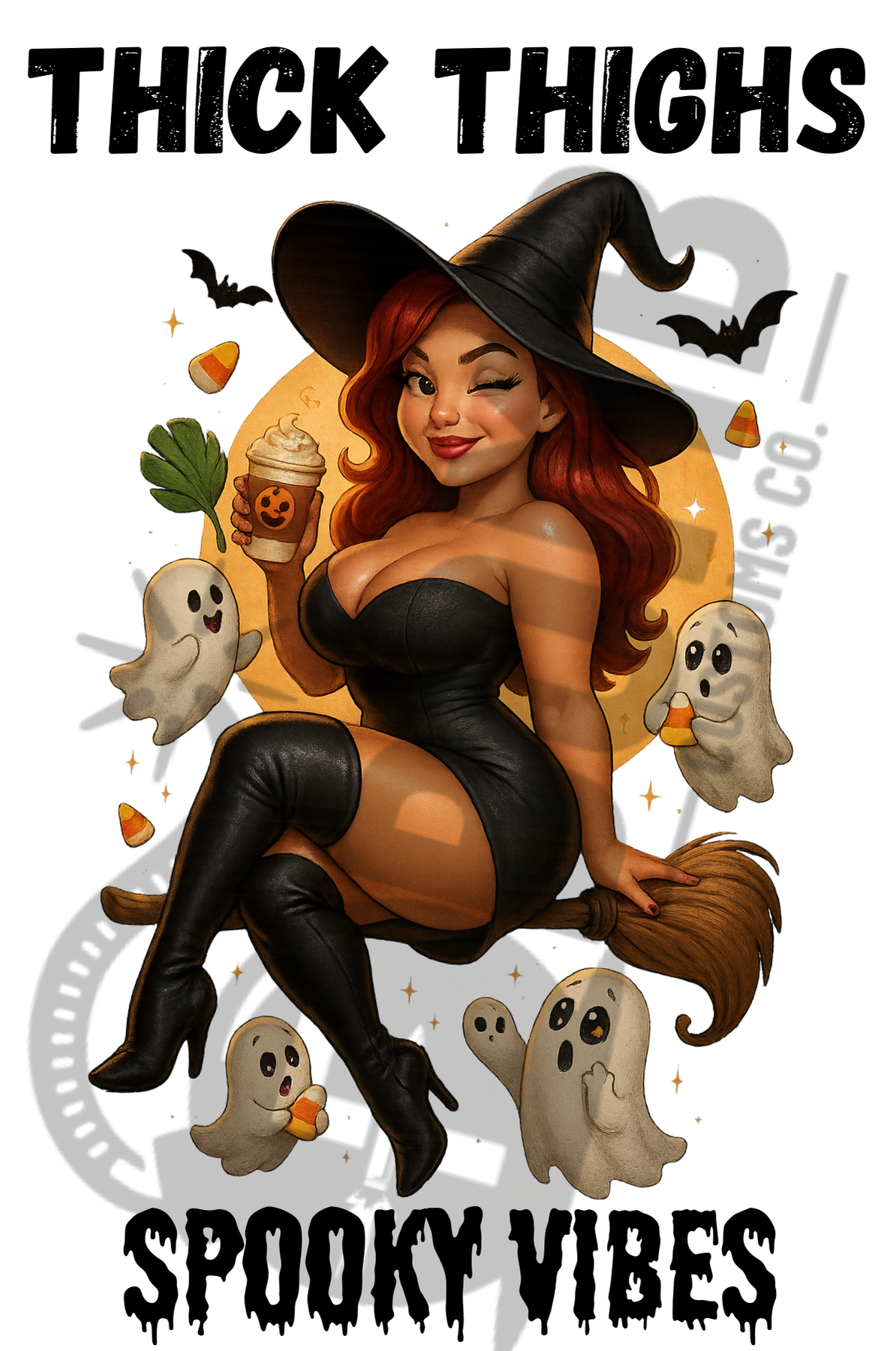 Thick Thighs Spooky Vibes