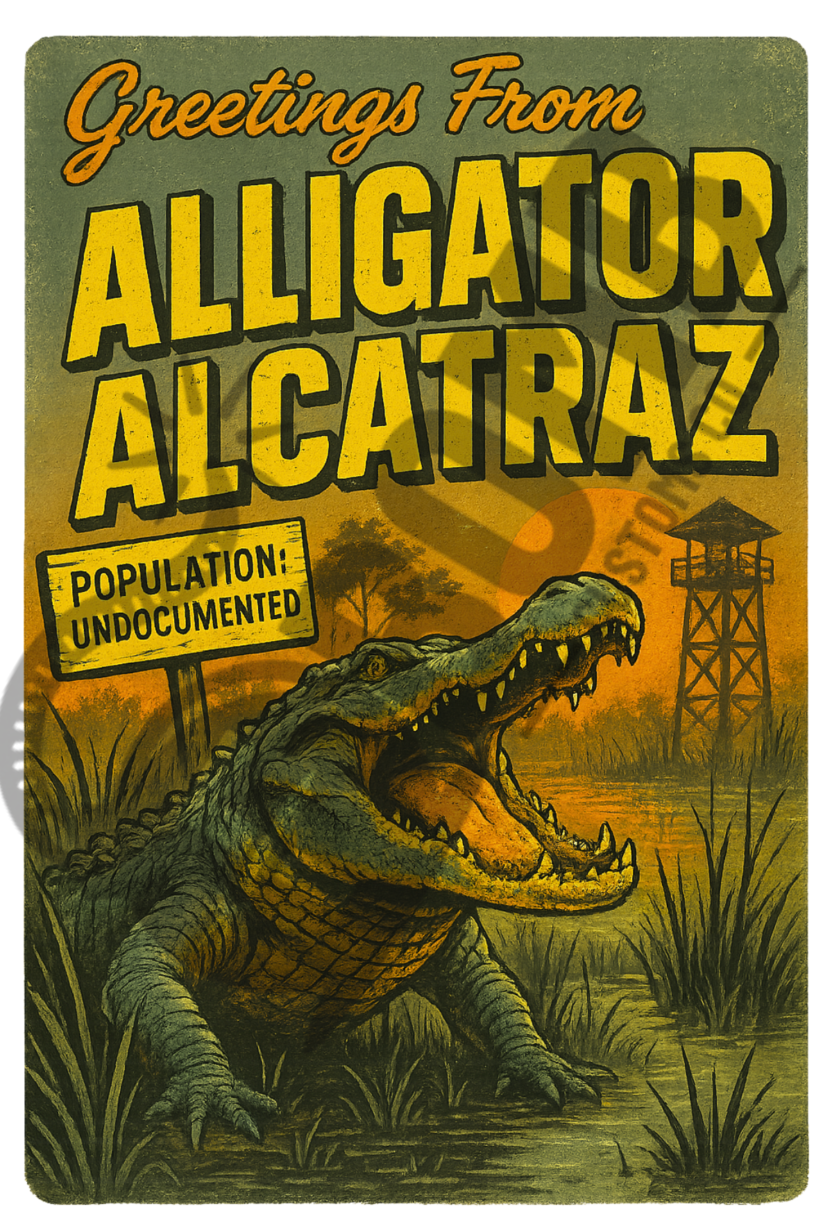 Welcome To Alligator Alcatraz - Population Undocumented