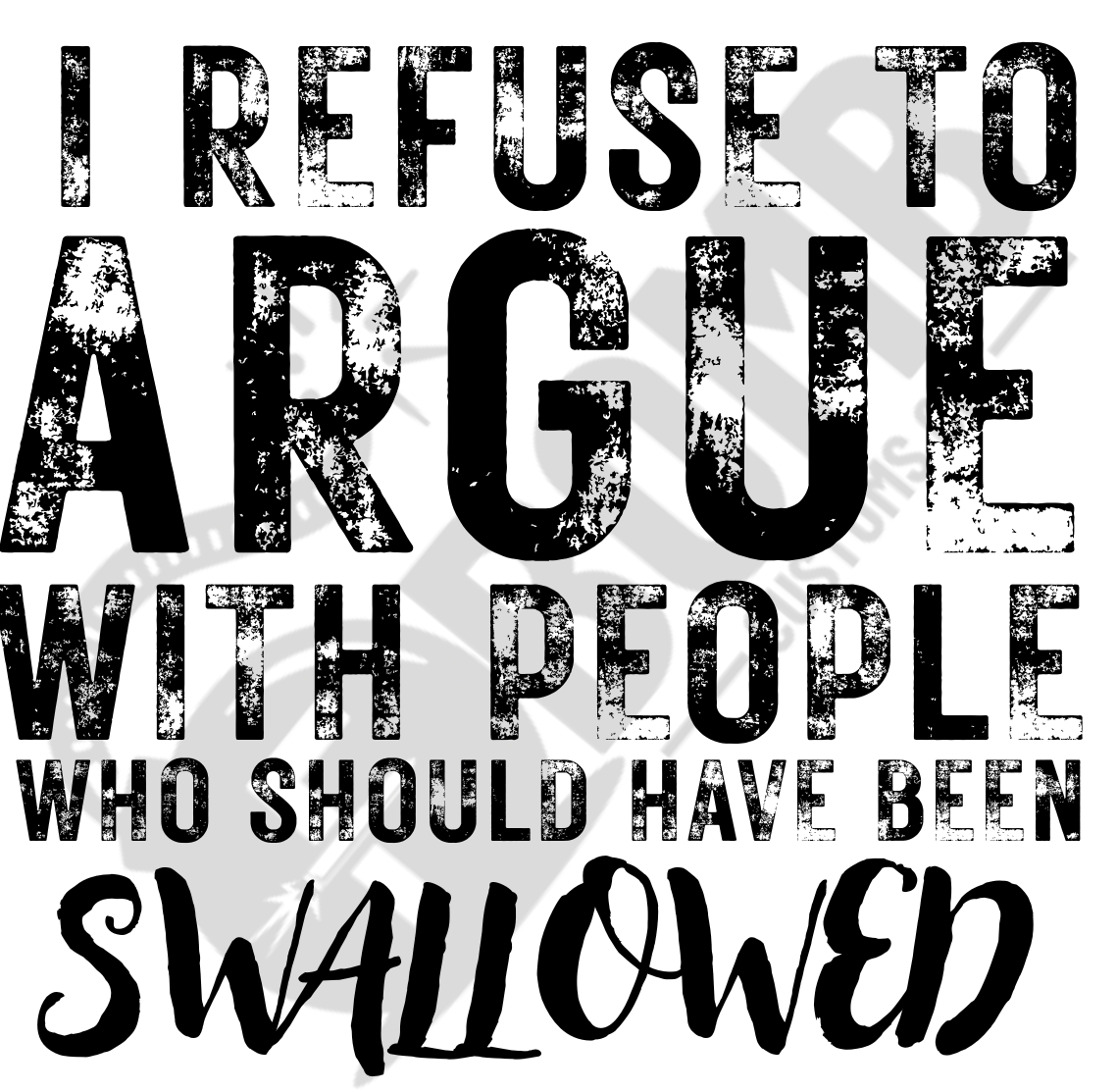 Swallowed My Patience