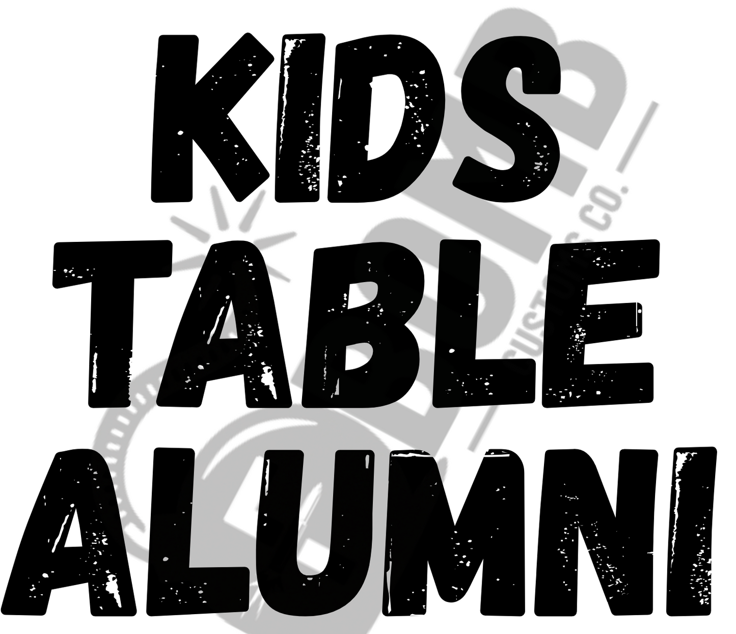 Kids Table Alumni