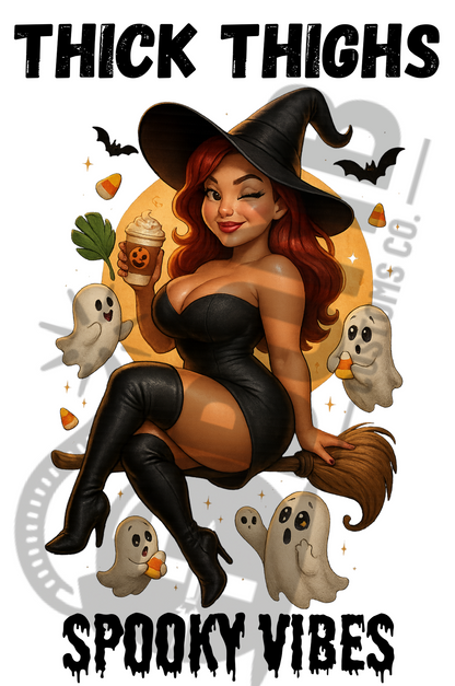Thick Thighs Spooky Vibes