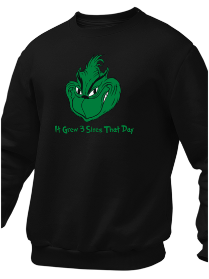 It Grew 3 Sizes That Day