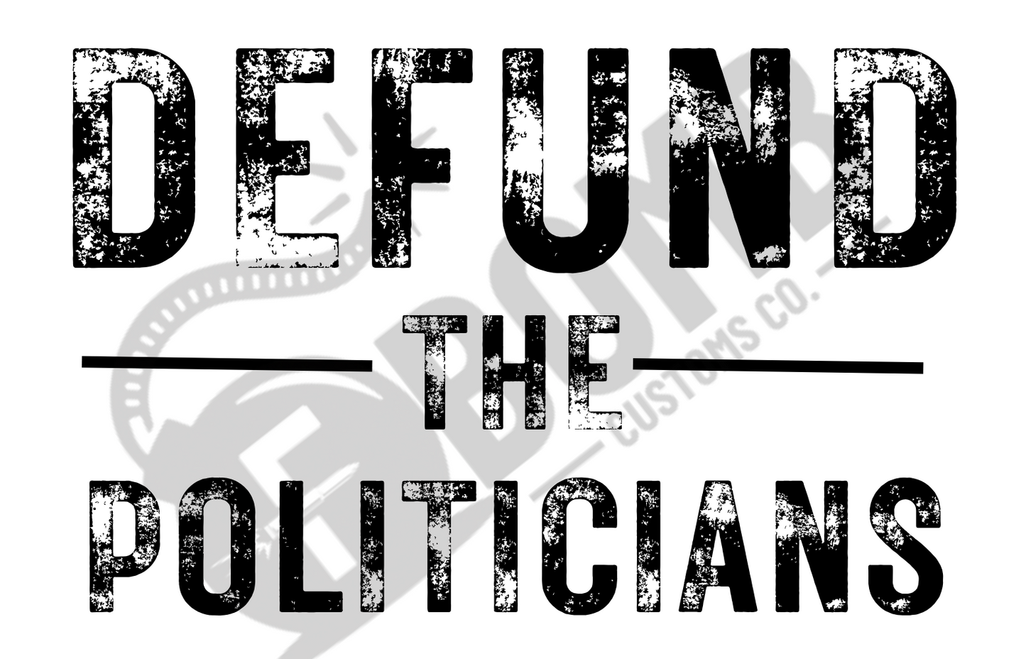 Defund Politicians