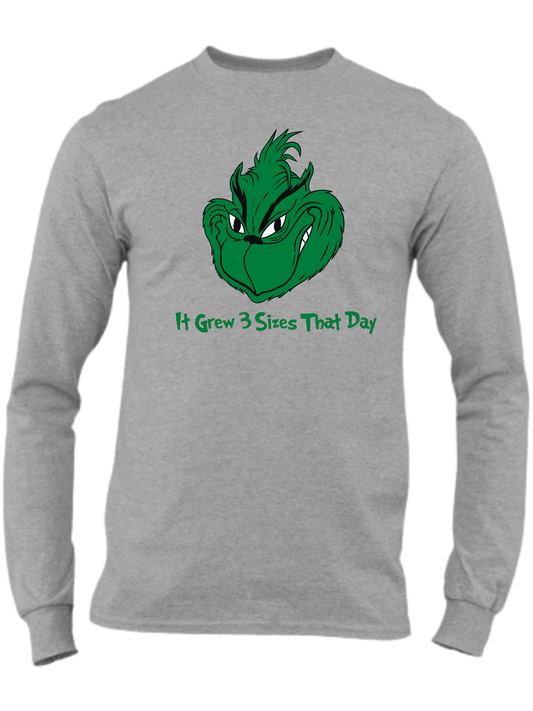 It Grew 3 Sizes That Day