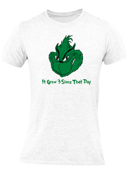 It Grew 3 Sizes That Day