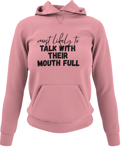 Most Likely To Talk With Their Mouth Full