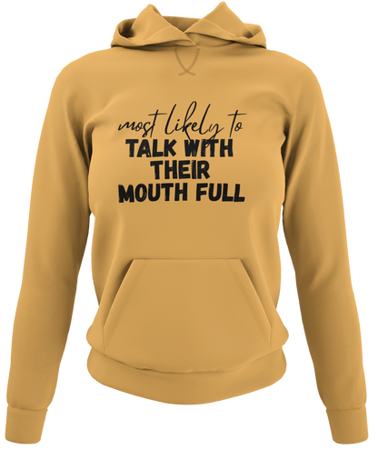 Most Likely To Talk With Their Mouth Full
